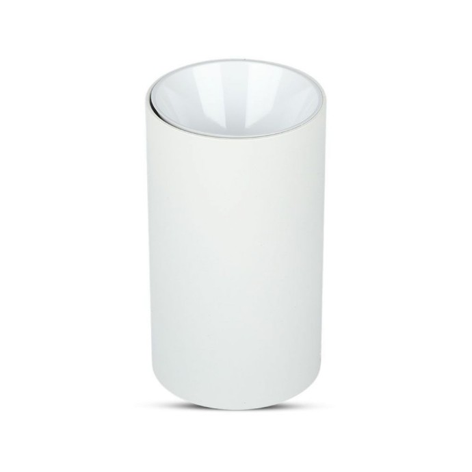 GU10 Fitting Round White + White GU10 Fitting Round White + White