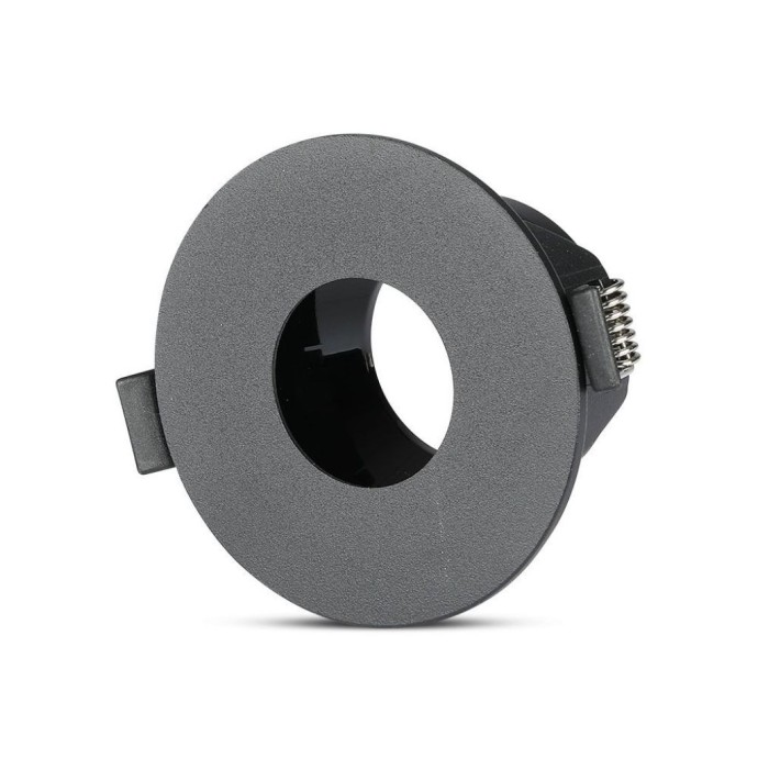 GU10 Fitting Black + Black Round GU10 Fitting Black + Black Round