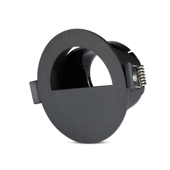 GU10 Fitting Half Circle Black + Black GU10 Fitting Half Circle Black + Black