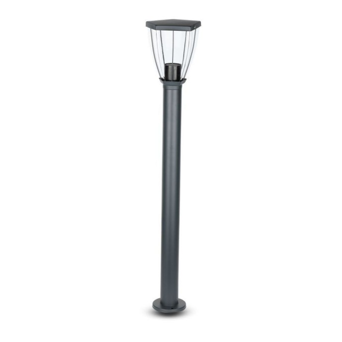 Bollard Lamp with Clear Cover Black Bollard Lamp with Clear Cover Black