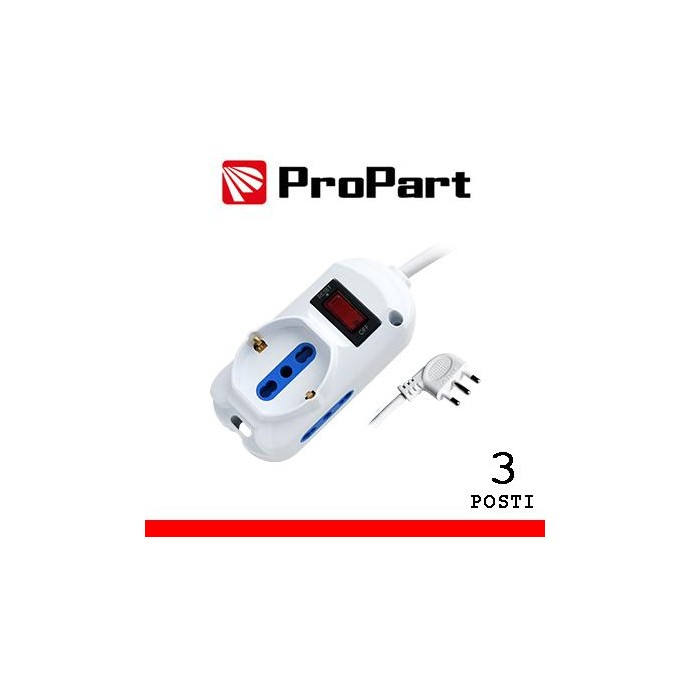 Multipresa 3pos bipasso + bipasso/schuko spina10A + inter. Multipresa 3pos bipasso + bipasso/schuko spina10A + inter.