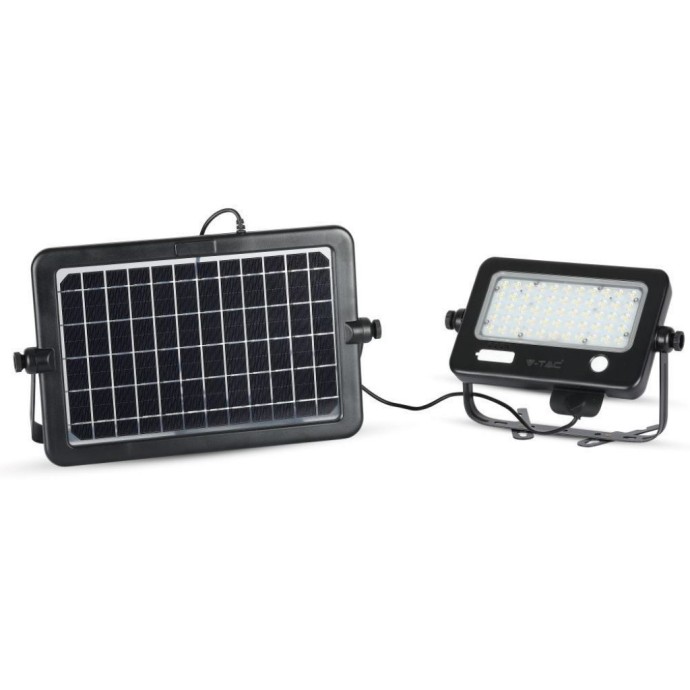 10W LED Solar Floodlight Detachable Black Body 4000K 10W LED Solar Floodlight Detachable Black Body 4000K