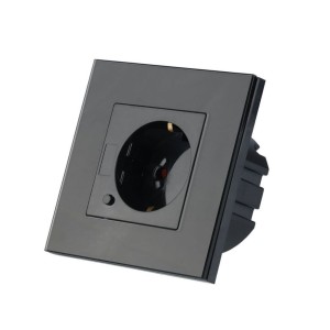 EU WiFi Wall Socket Black
