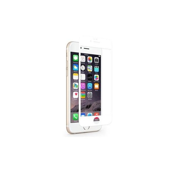Pellicola vetro temperato Full iPhone 6/6S Bianco 0.26mm Pellicola vetro temperato Full iPhone 6/6S Bianco 0.26mm