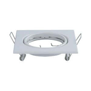 GU10 Square Spotlight Fitting White 2 Pcs/Box 82X82
