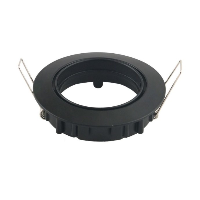 GU10 Fitting Round Movable Black GU10 Fitting Round Movable Black