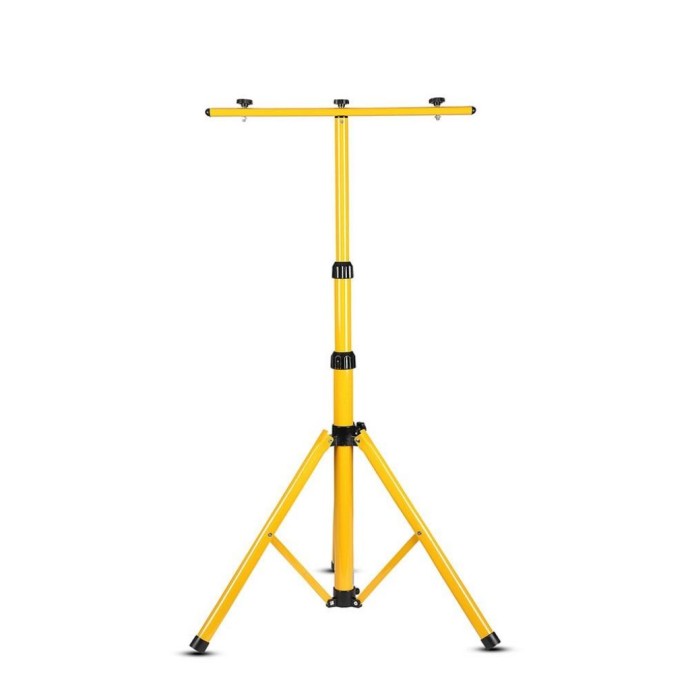 Tripod Stand For Floodlights Yellow Tripod Stand For Floodlights Yellow