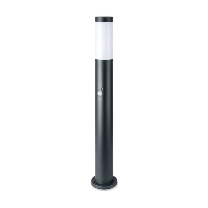 E27 Bollard Lamp 80cm with PIR Sensor Stainless Steel Grey IP44 E27 Bollard Lamp 80cm with PIR Sensor Stainless Steel Grey IP44
