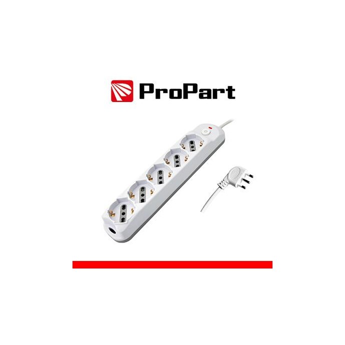 Multipresa 5pos bipasso/schuko + interrutt nuovo modello Multipresa 5pos bipasso/schuko + interrutt nuovo modello