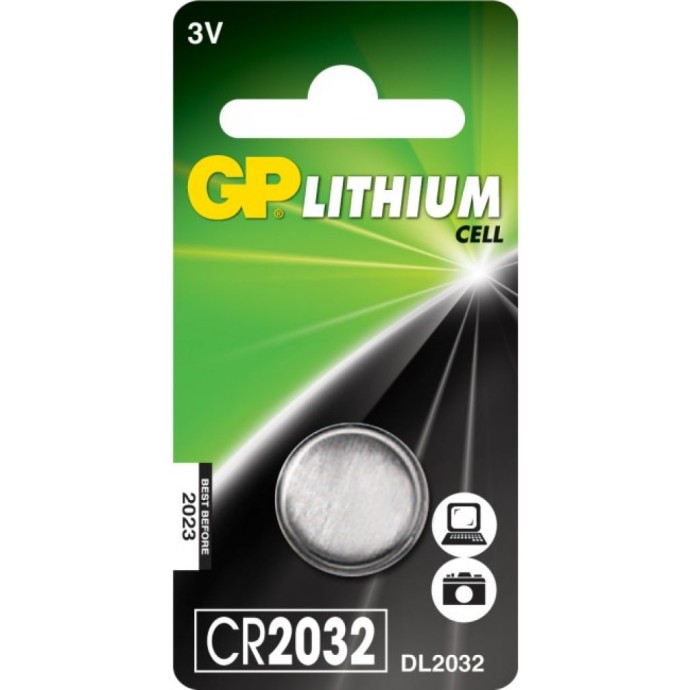 Batteria al Litio a Bottone 3V CR2032 (Blister 1 Pezzo) Batteria al Litio a Bottone 3V CR2032 (Blister 1 Pezzo)