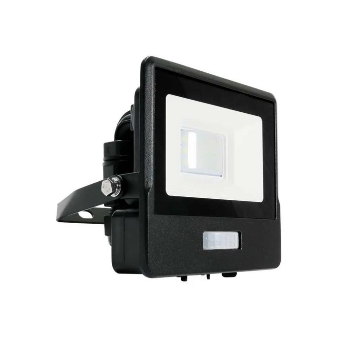 10W LED PIR Sensor Floodlight Samsung Chip Black Body 3000K 10W LED PIR Sensor Floodlight Samsung Chip Black Body 3000K