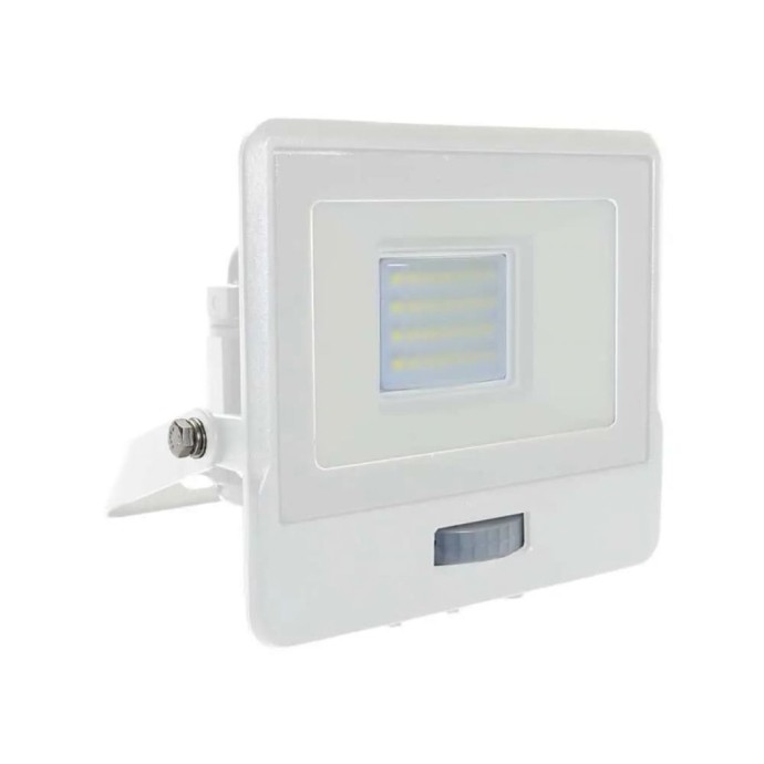 20W LED PIR Sensor Floodlight Samsung Chip White Body 6500K 20W LED PIR Sensor Floodlight Samsung Chip White Body 6500K