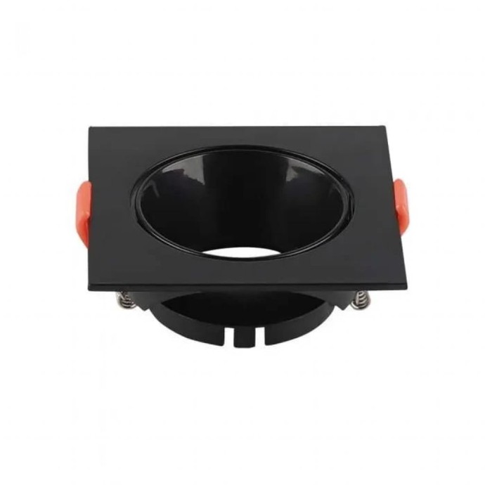 GU10 Fitting Square Black Frame + Black Reflector GU10 Fitting Square Black Frame + Black Reflector
