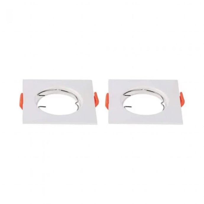 GU10 Fitting Square White GU10 Fitting Square White
