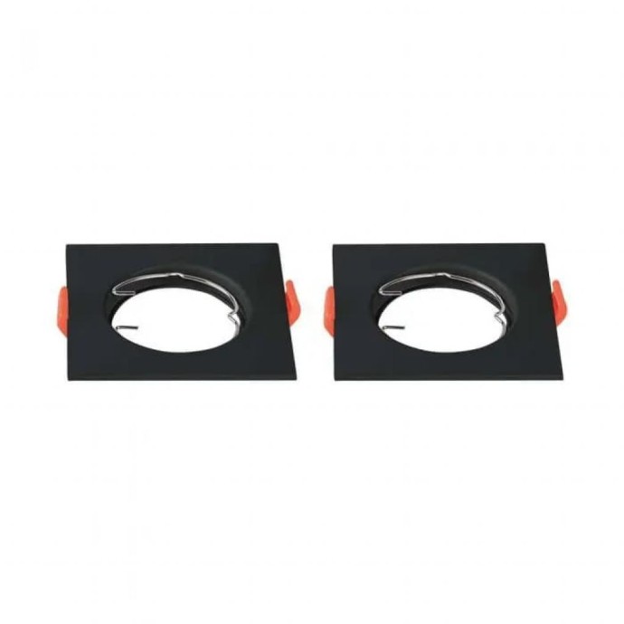 GU10 Fitting Square Black GU10 Fitting Square Black