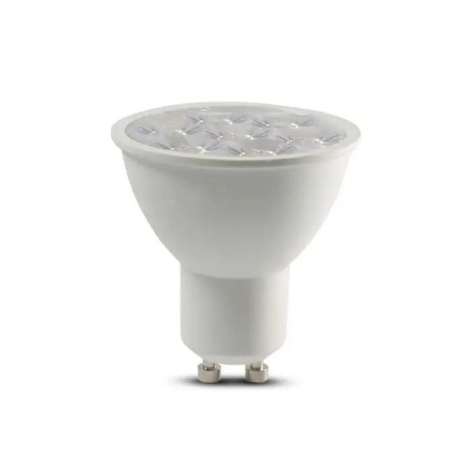 LED Spotlight Samsung Chip GU10 6W Ripple Plastic 10°D 3000K LED Spotlight Samsung Chip GU10 6W Ripple Plastic 10°D 3000K