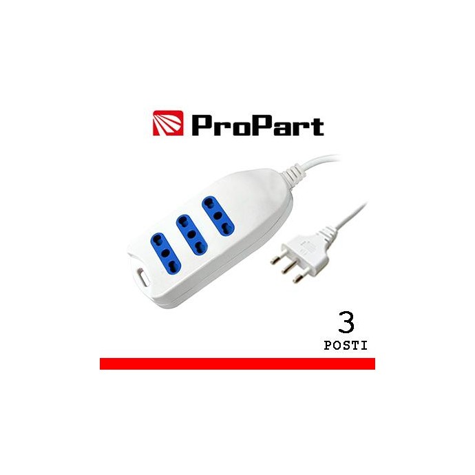 Multipresa 3pos bipasso spina16A Multipresa 3pos bipasso spina16A