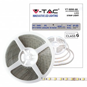 LED Strip 5050 60 LED 24V IP65 3000K