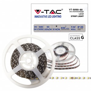LED Strip SMD5050 60LEDs 24V 6500K IP20