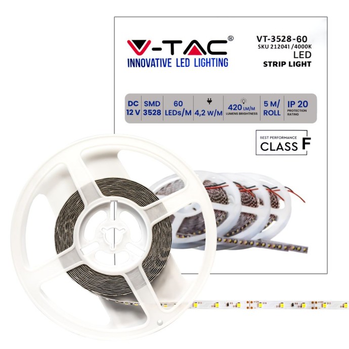 LED Strip SMD3528 60LEDs 4000K IP20 LED Strip SMD3528 60LEDs 4000K IP20