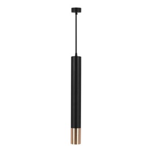 1*GU10 Hanging Pendant Black + Gold D:60*500mm