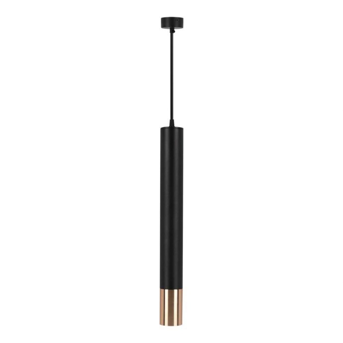 1*GU10 Hanging Pendant Black + Gold D:60*500mm