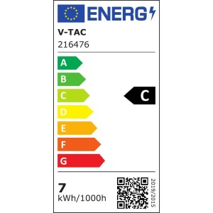 7W T8 LED Plastic Tube Non Rotatable 60cm 6500K G13 160 lm/W
