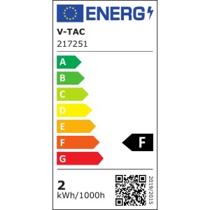 2W T30 LED Filament Bulb Clear Glass 3000K E27
