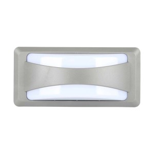12W LED Bulkhead with Softlight 6400K Grey Body