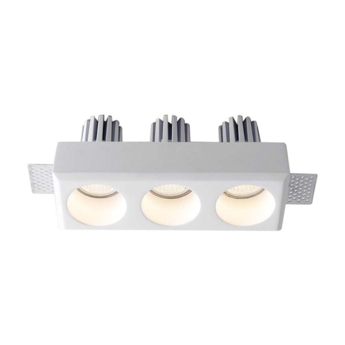 3*GU10 Fitting Round White 3*GU10 Fitting Round White
