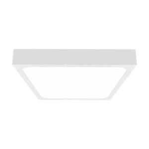 30W LED Dome Light 6500K Square,White Frame IP44