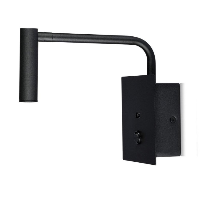 3W LED Hotel Side Light(Wall Lamp)with Switch&USB Port 3000K Black 3W LED Hotel Side Light(Wall Lamp)with Switch&USB Port 3000K Black